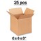 25 pcs Heavy Duty Corrugated Shipping Storage Box 8 x 8 x 8 inch